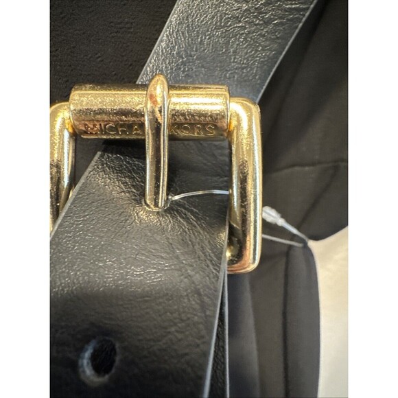 Michael Kors dress Women's Kate Belted Button-Down Midi Dress black $185 size XL - Picture 6 of 14